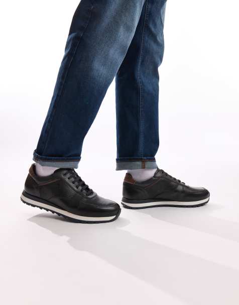Base London Lancaster trainer in navy - view 1