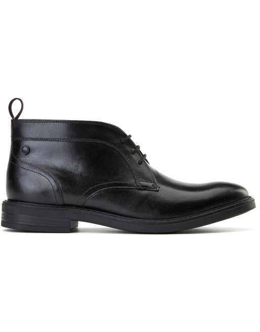 Base London Lincoln chukka boot in black, 4 of 4