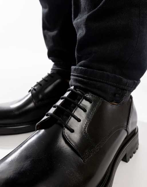 Base London Locke lace up shoe in black leather, 2 of 4