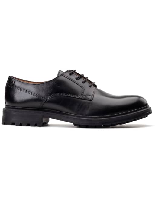 Base London Locke lace up shoe in black