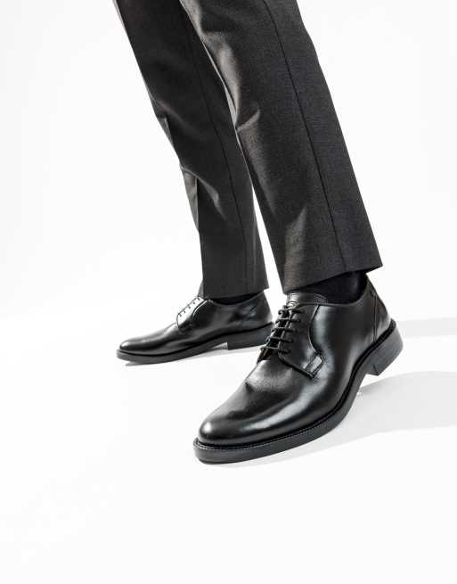 Base London Luca lace up shoe in black, 4 of 4