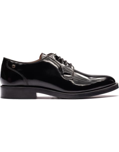 Base London Luca lace up shoe in black - view 1