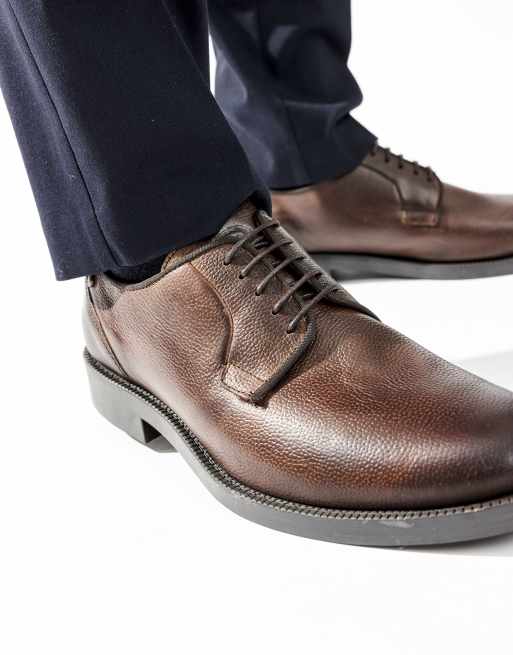 Base London Luca lace up shoe in brown, 3 of 4
