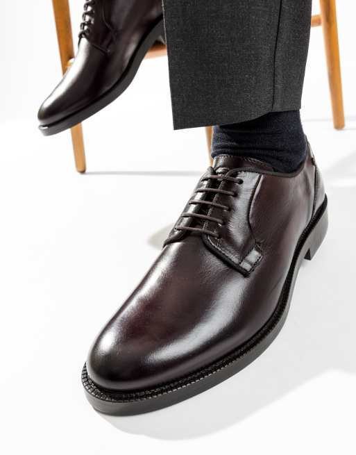 Base London Luca lace up shoe in brown, 3 of 3