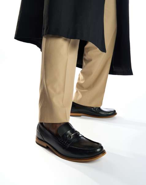 Base London Madison loafer in black - view 1