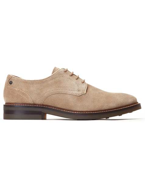 Base London Mawley derby shoe in tan - view 1