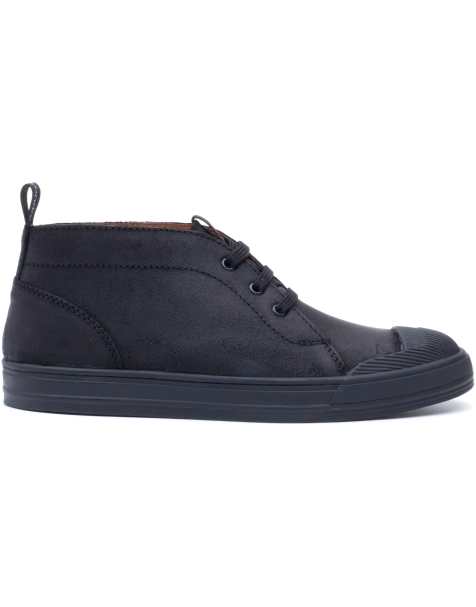 Base London Rise chukka boot in black - view 1