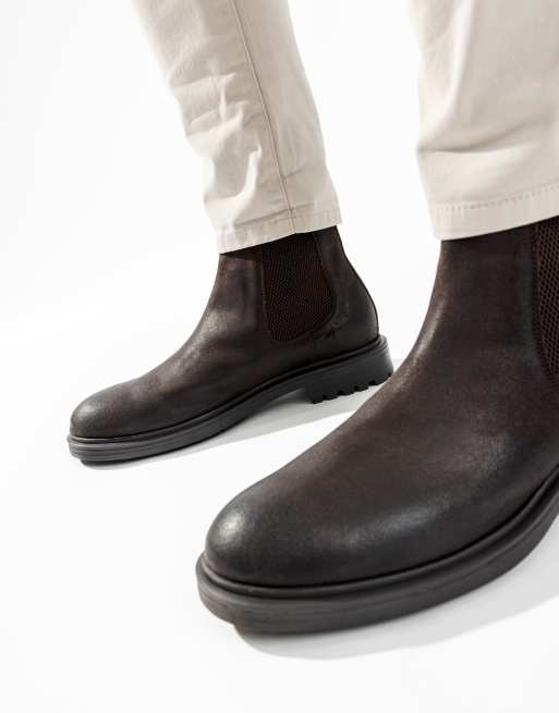 Base London Roebuck chelsea boot in brown, 3 of 4