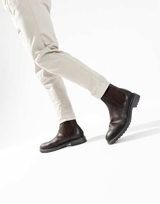 Base London Roebuck chelsea boot in brown, 4 of 4