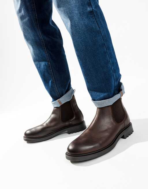 Base London Roebuck chelsea boot in brown, 4 of 4