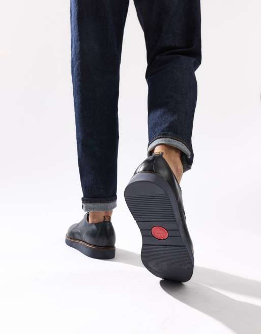 Base London Roly shoe in navy, 2 of 4