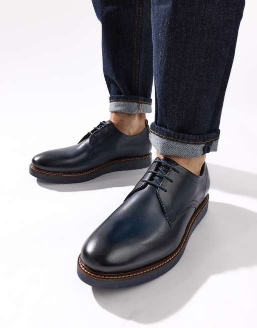 Base London Roly shoe in navy, 3 of 4