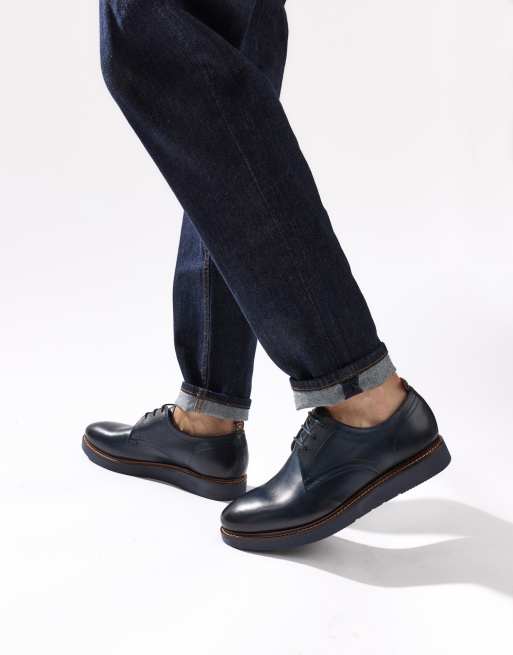 Base London Roly shoe in navy, 4 of 4