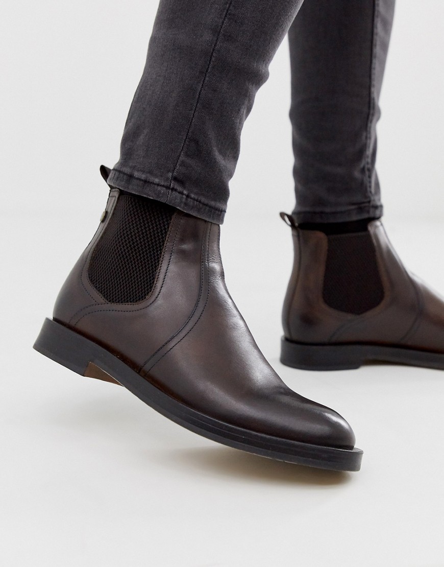 Base London - Rossetti - Chelsea boots in bruin