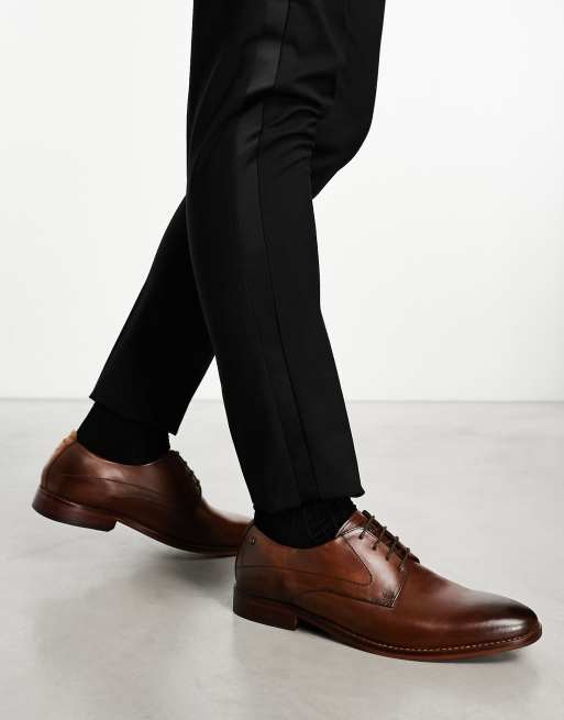 Base London Script Washed Shoe in Brown | ASOS