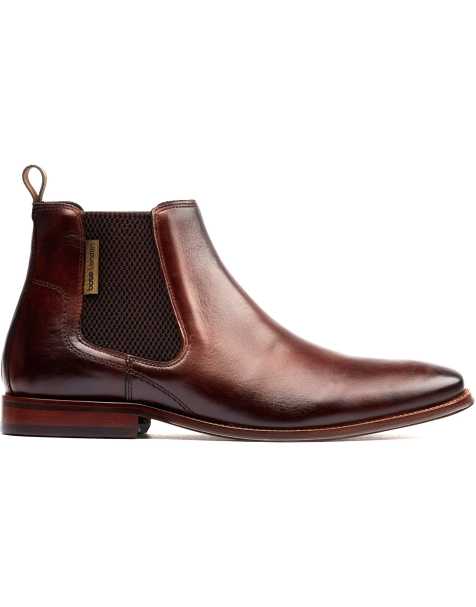 Base London Sikes chelsea boot in brown - view 1