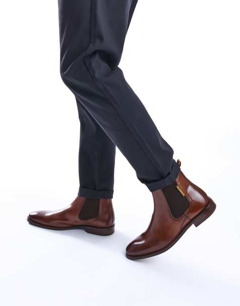 Base London Sikes chelsea boot in tan - view 1