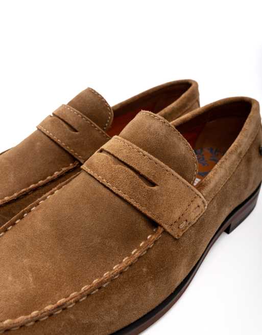 Base London Slate penny loafer in camel, 3 of 4