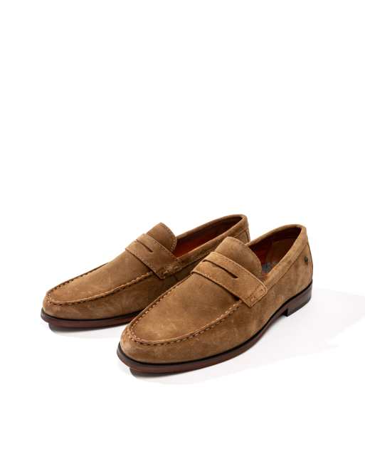 Base London Slate penny loafer in camel, 4 of 4