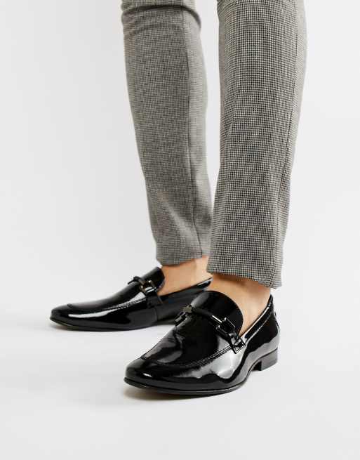 asos patent loafers