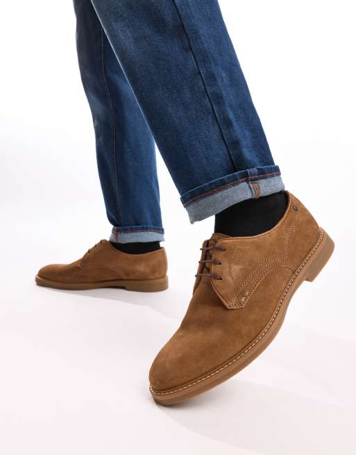 Base London Strand lace up shoe in camel, 4 of 4