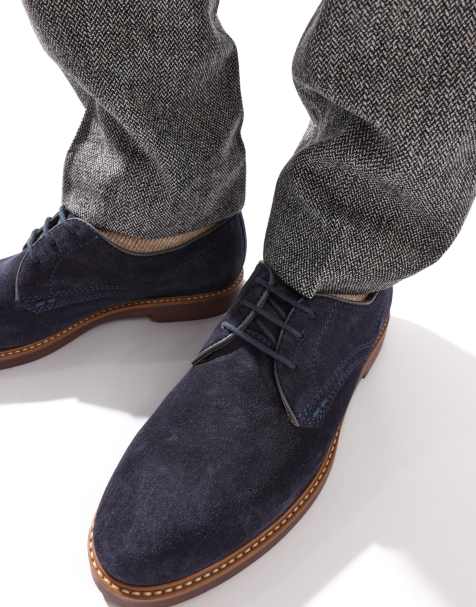 Base London Strand lace up shoe in navy - view 1