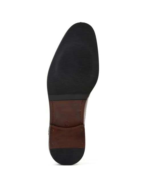Base London Taper monk shoe in brown, 3 of 4