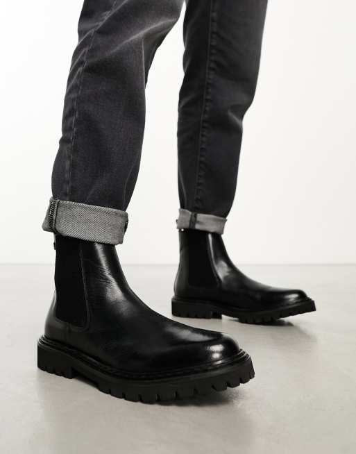 Base London Utah Chelsea Boot in Black | ASOS