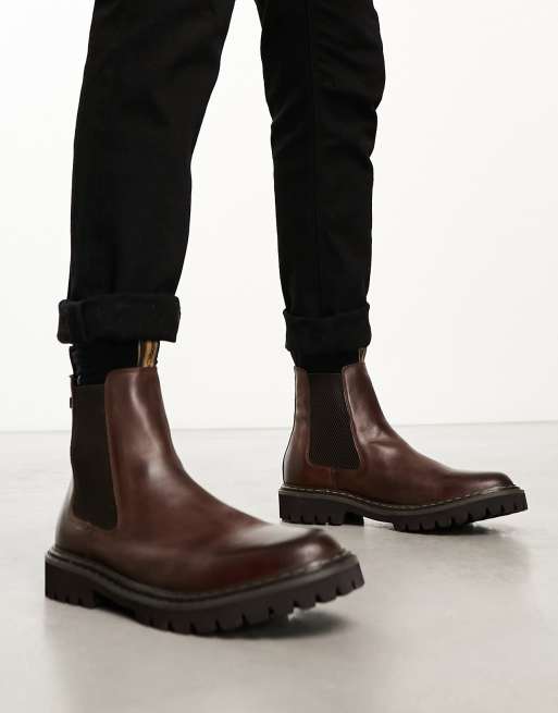 Base London Utah Chelsea Boot in Brown