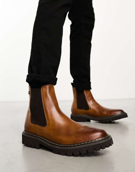 Base London Utah Chelsea Boot in Brown