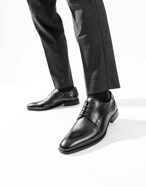 Base London Vance lace up shoe in black, 4 of 4