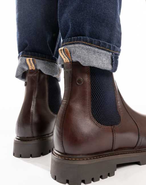 Base London Zinc chelsea boot in brown leather, 2 of 4