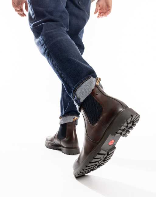 Base London Zinc chelsea boot in brown leather, 3 of 4