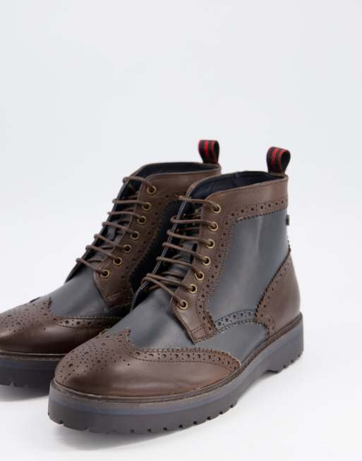 Base Londone banner two tone brogue boots | ASOS