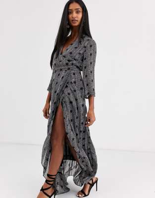 ba&sh wrap dress