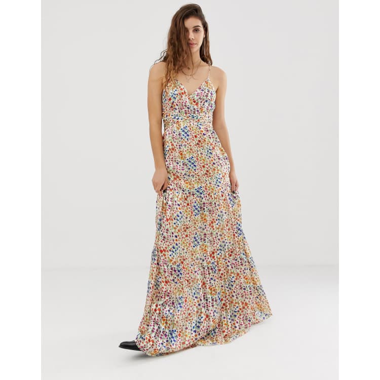 BA SH Rosy ditsy floral maxi dress