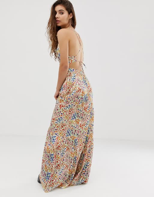 BA SH Rosy ditsy floral maxi dress