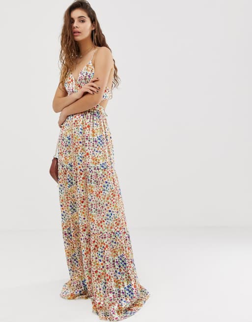 Ba&sh Rosy Ditsy Floral Maxi Dress