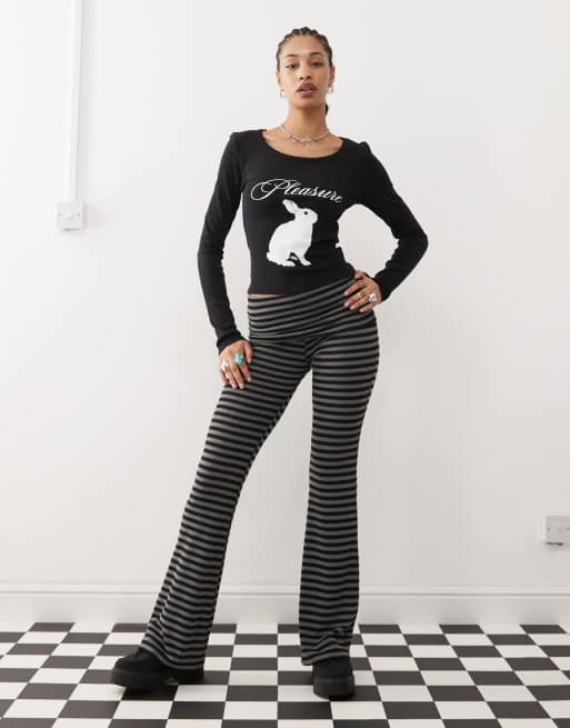 Basic Pleasure Mode alice long sleeve rabbit motif baby t