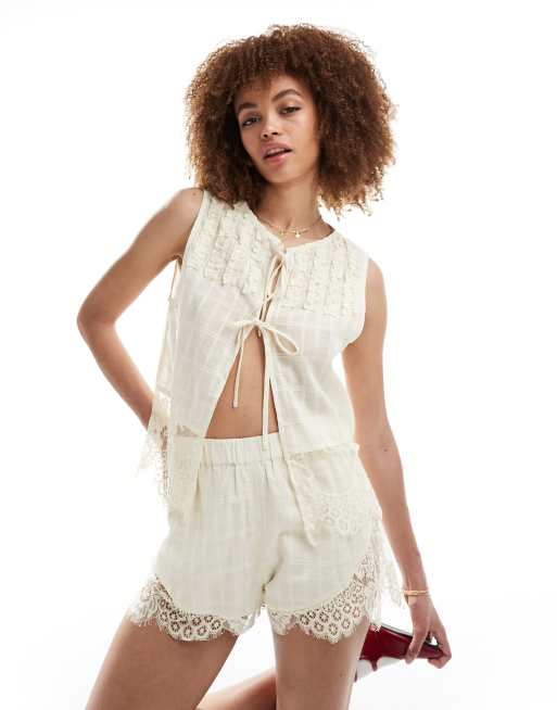 Lace waistcoat clearance