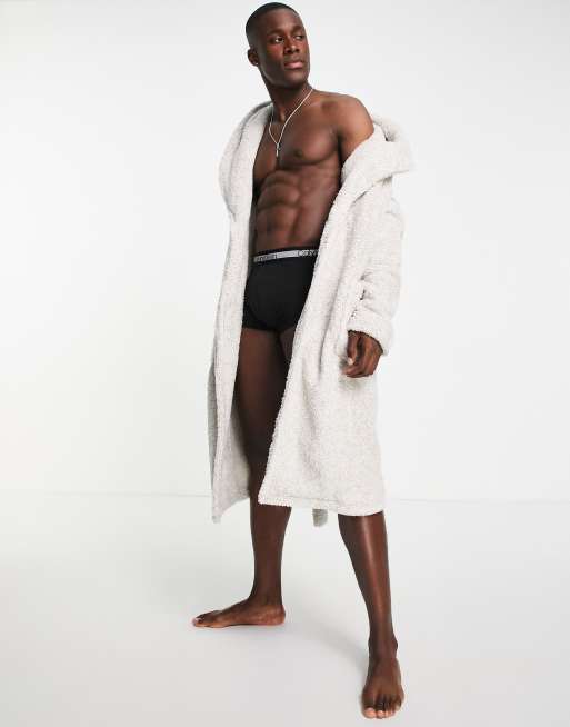 Bata beis de estar por casa de felpa de ASOS DESIGN