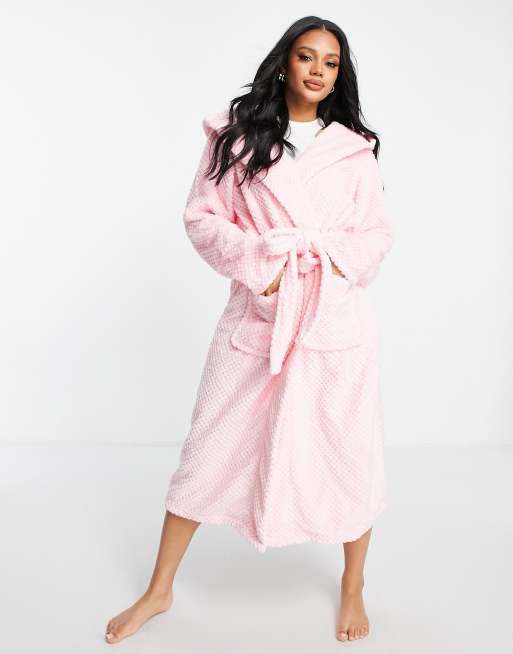Bata rosa de punto mullido supersuave de Missguided, 3 de 4