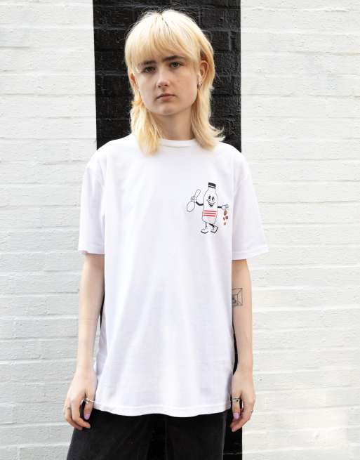  Batch1 unisex cereal killer slogan t-shirt in white