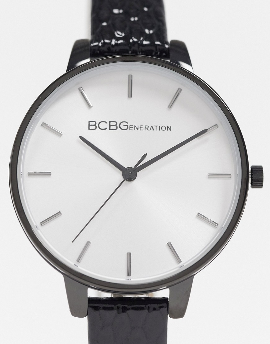 BCBG - Generation - Armbåndsur med smal, sort rem