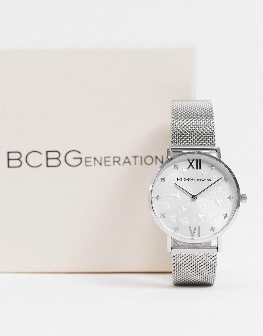 BCBG - Generation - Horloge met mesh band-Zilver