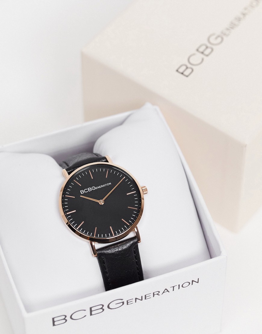 BCBG - Generation - Horloge met zwart bandje en wijzerplaat