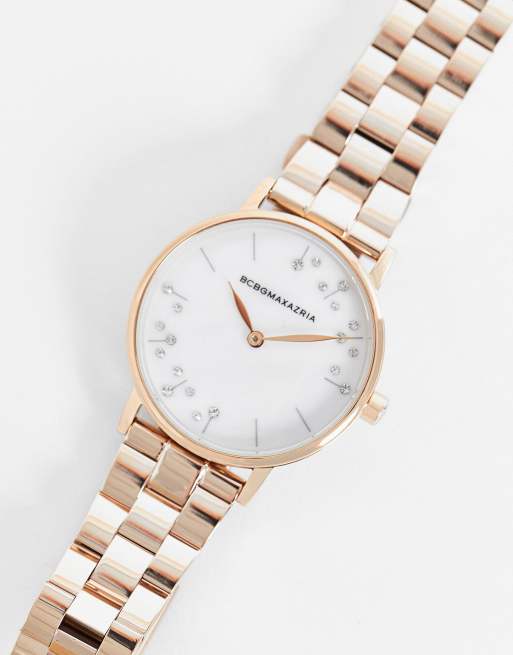 BCBG Max Azria bracelet watch in gold