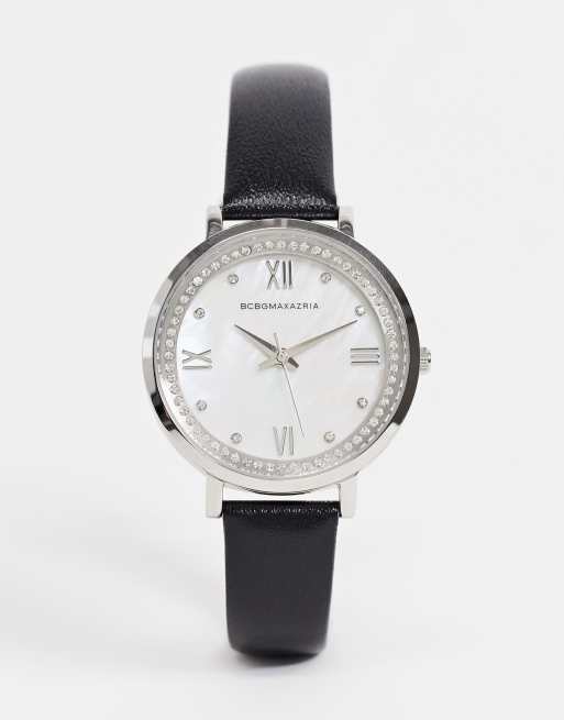 BCBG Max Azria watch with black strap ASOS