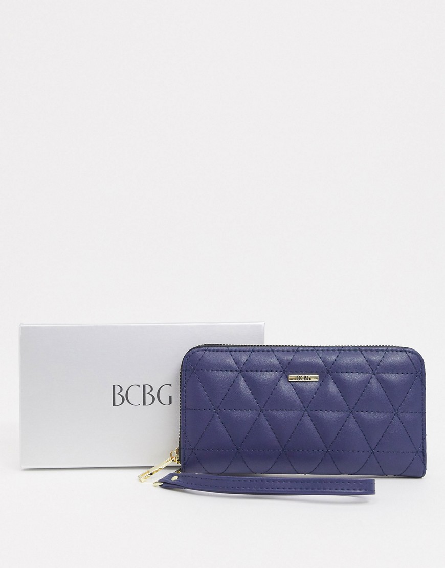 BCBGeneration – Tara – Quiltad plånbok i presentförpackning-Blå