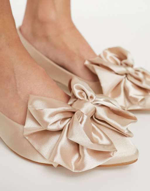 Blush clearance satin shoes